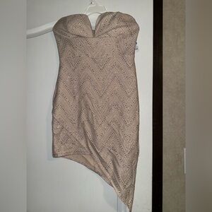 Charlotte Ruse night out strapless dress